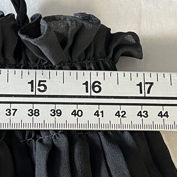 Michael Maiello For Pat Richards SZ 10 Black Dress Loose Flapper Cocktail Party - Picture 11 of 13